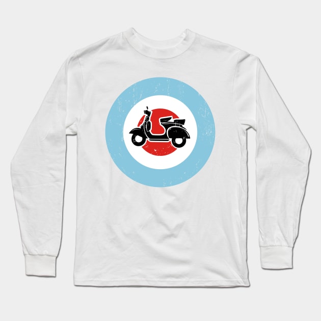 Mods Scooter Lover Long Sleeve T-Shirt by marieltoigo